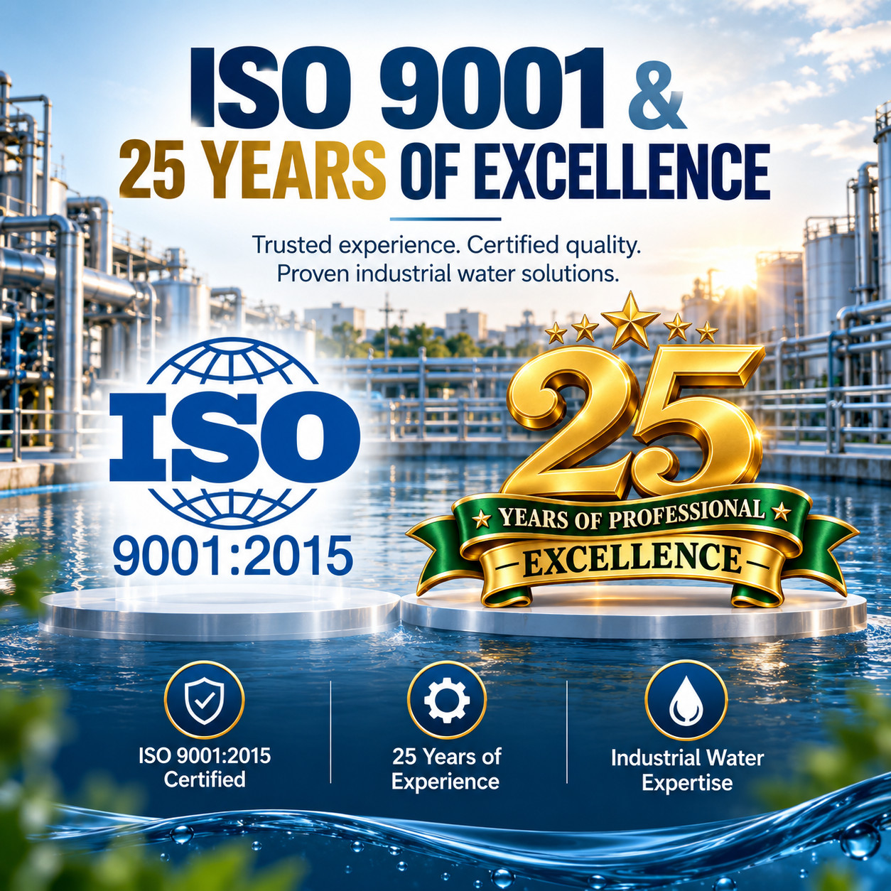 ISO 9001 & 25 Years of Excellence