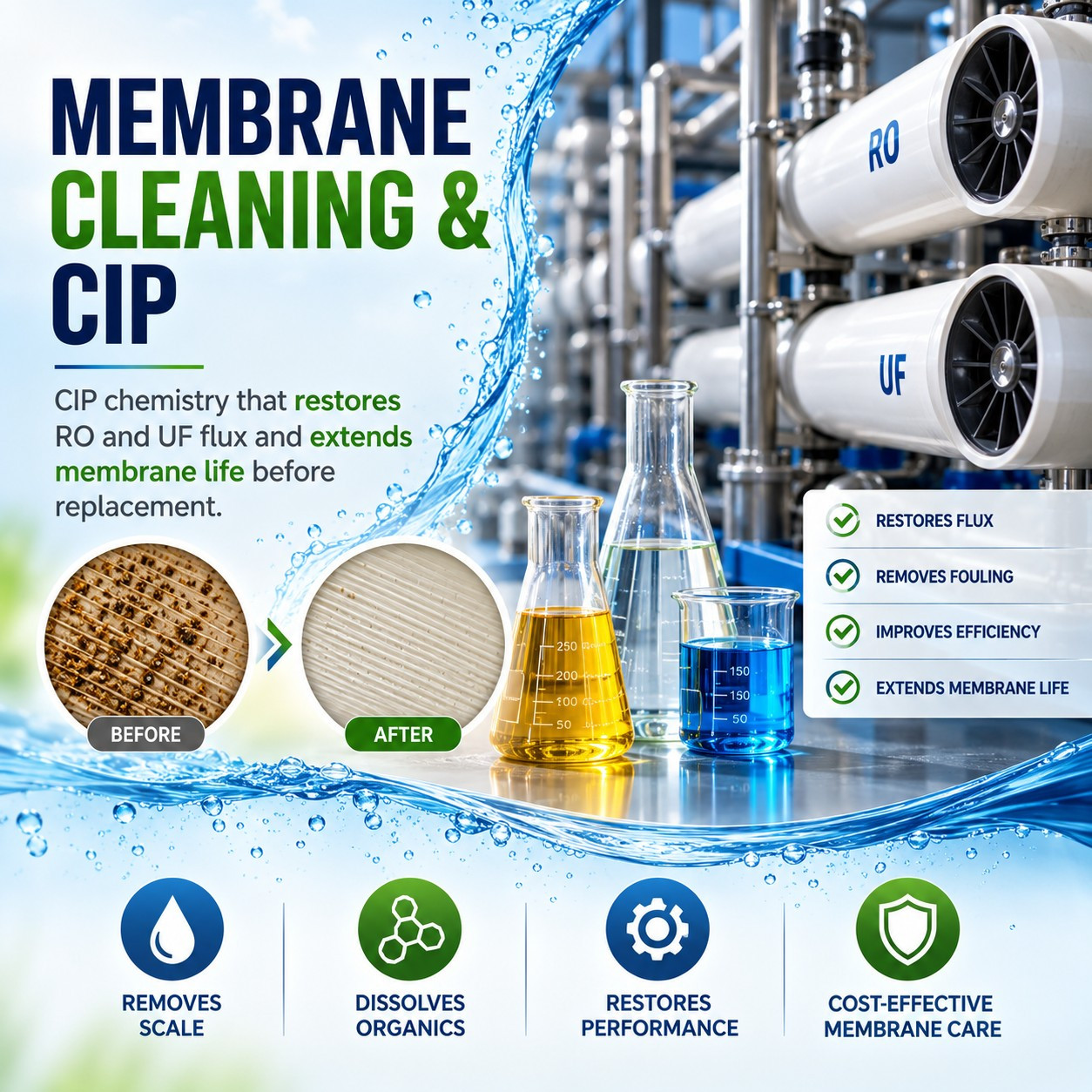Membrane Cleaning & CIP