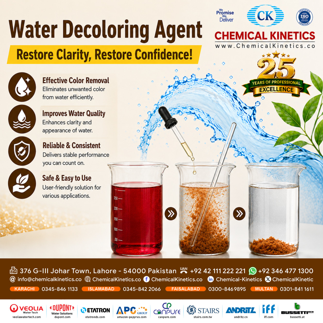 Water Decoloring Agent